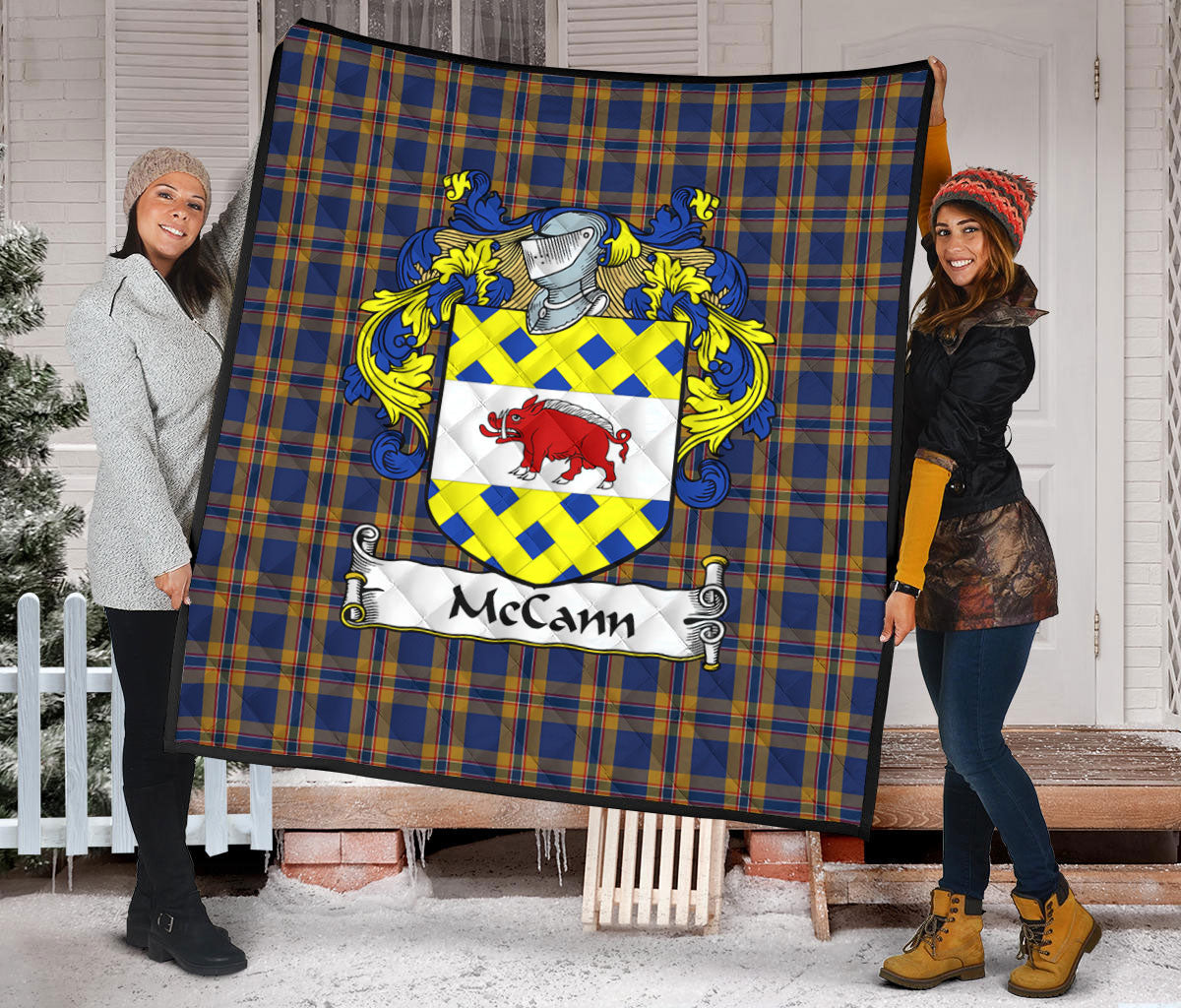 McCann Tartan Crest Quilt