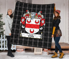 Ogle Family Tartan Crest Quilt