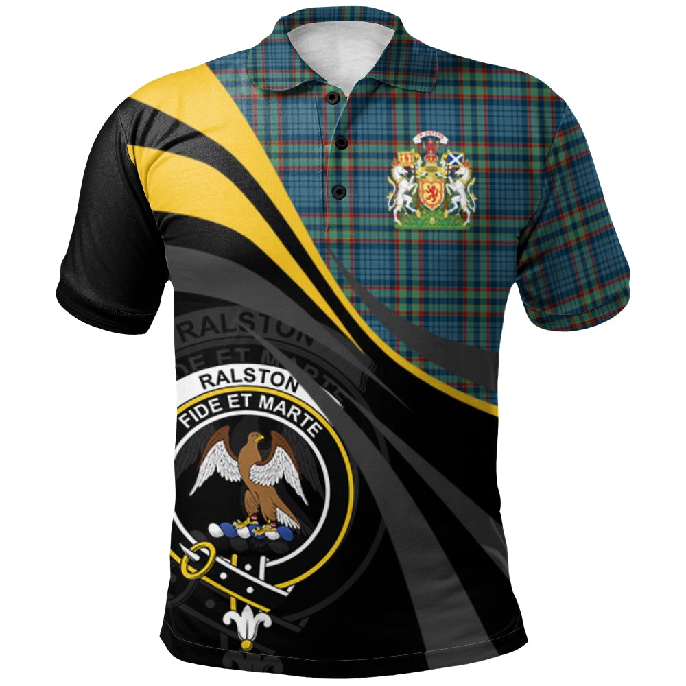 Ralston Tartan Polo Shirt - Royal Coat Of Arms Style