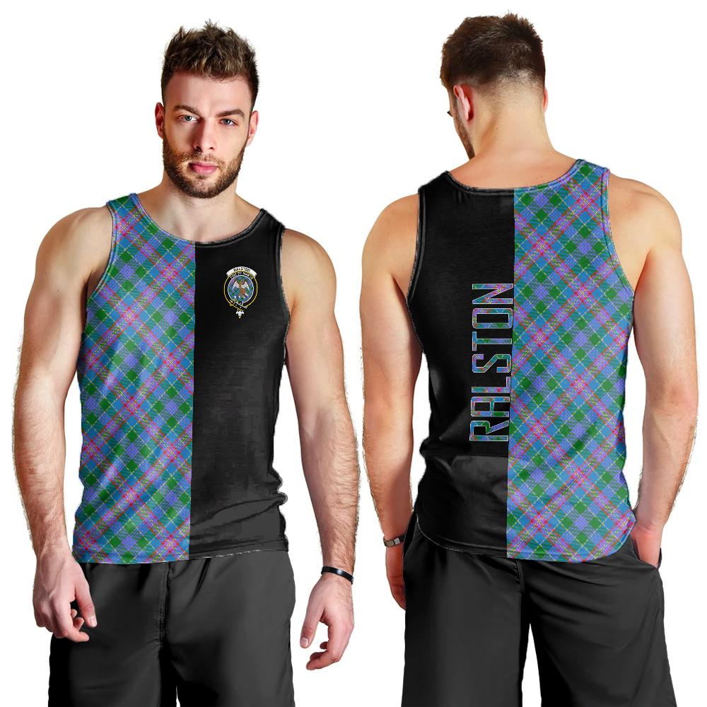 Ralston Tartan Crest Men's Tank Top - Cross Style