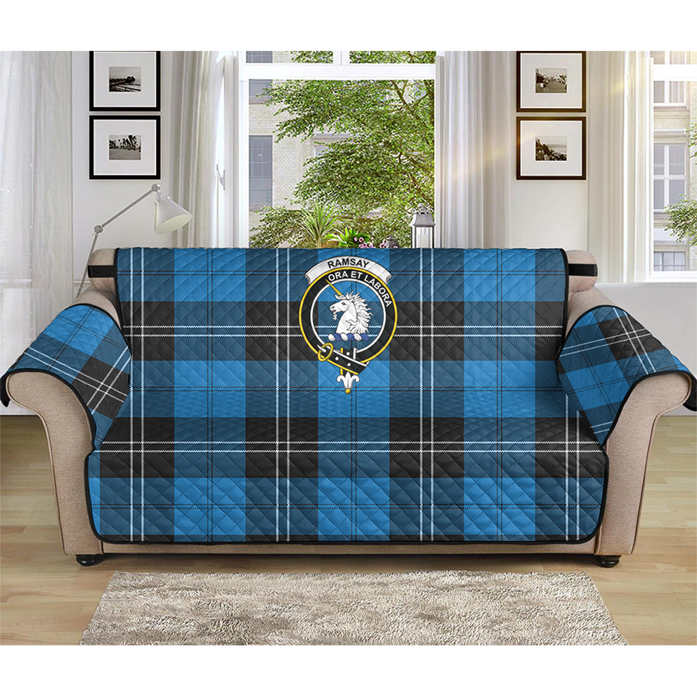 Ramsay Blue Ancient Tartan Crest Sofa Protector