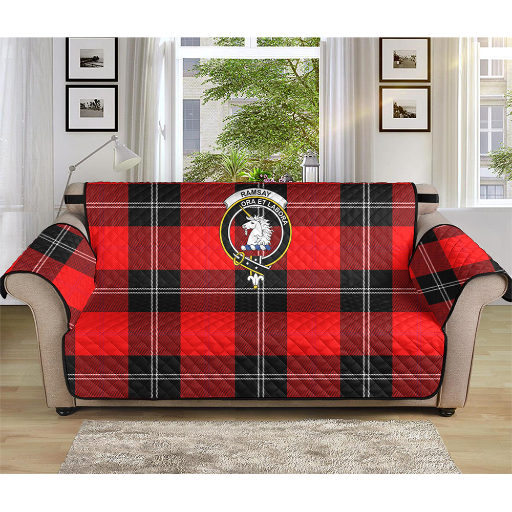 Ramsay Modern Tartan Crest Sofa Protector