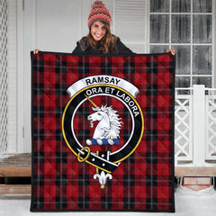 Ramsay Tartan Crest Quilt