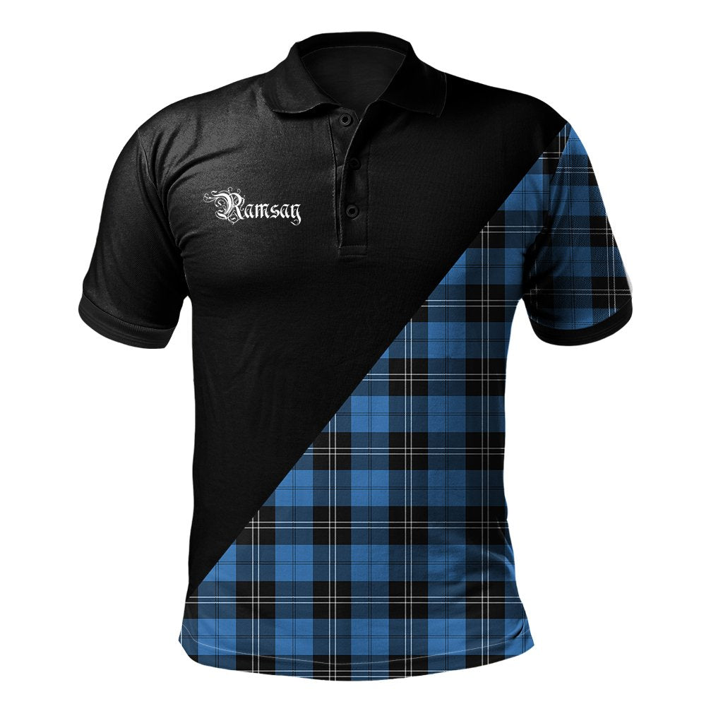 Ramsay Blue Ancient Clan - Military Polo Shirt