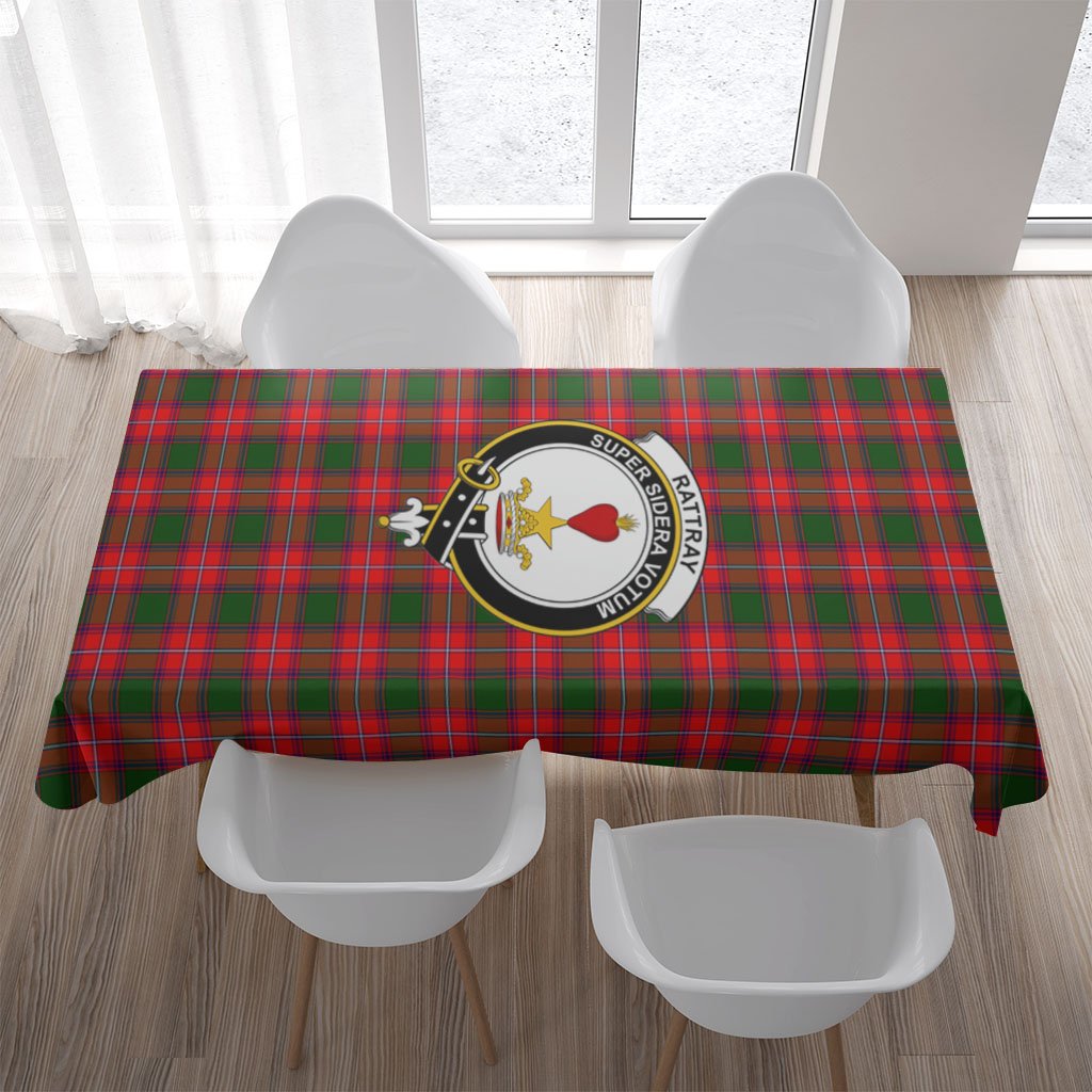 Rattray Tartan Crest Tablecloth