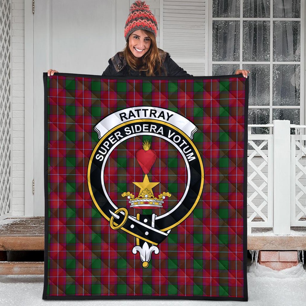 Rattray Tartan Crest Quilt