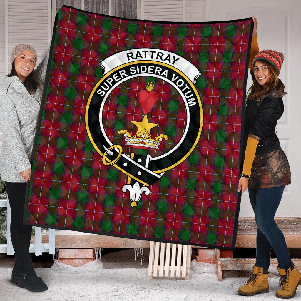 Rattray Tartan Crest Quilt
