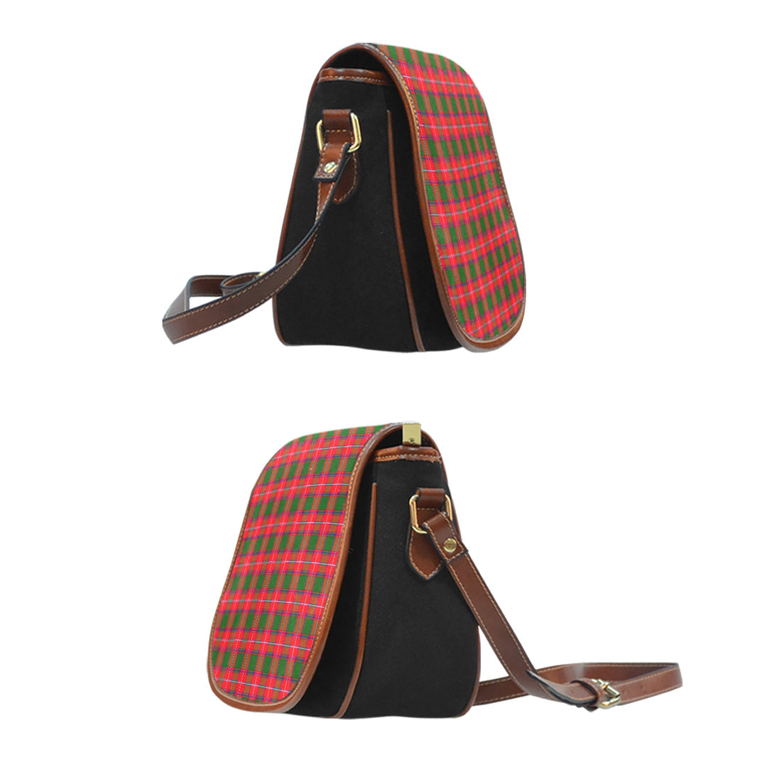 Rattray Modern Tartan Saddle Handbags