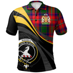 Riddell Tartan Polo Shirt - Royal Coat Of Arms Style