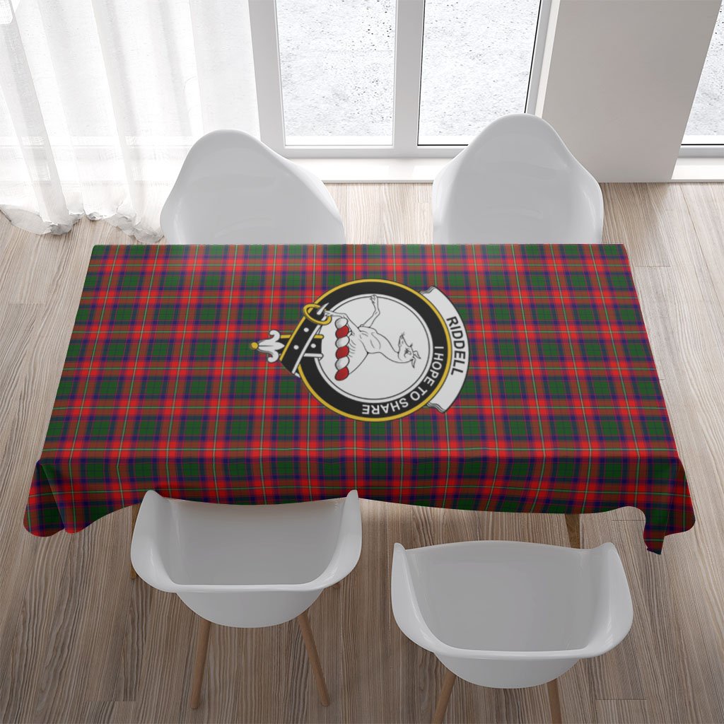 Riddell Tartan Crest Tablecloth