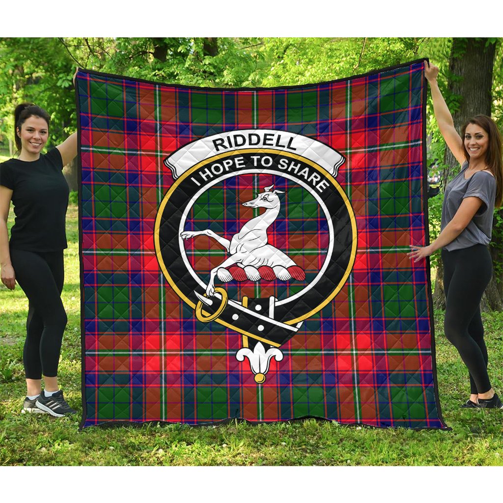 Riddell Tartan Crest Quilt