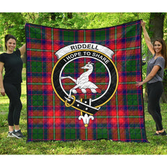 Riddell Tartan Crest Quilt