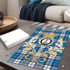 Roberton Tartan Crest Thistle Jigsaw Puzzles