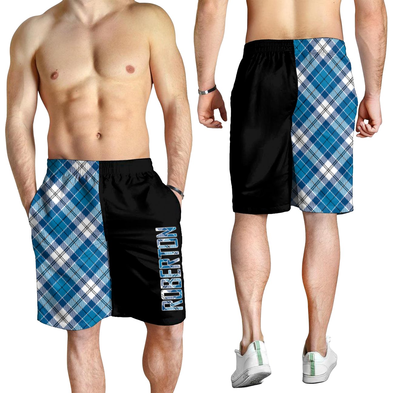 Roberton Tartan Crest Men's Short - Cross Style