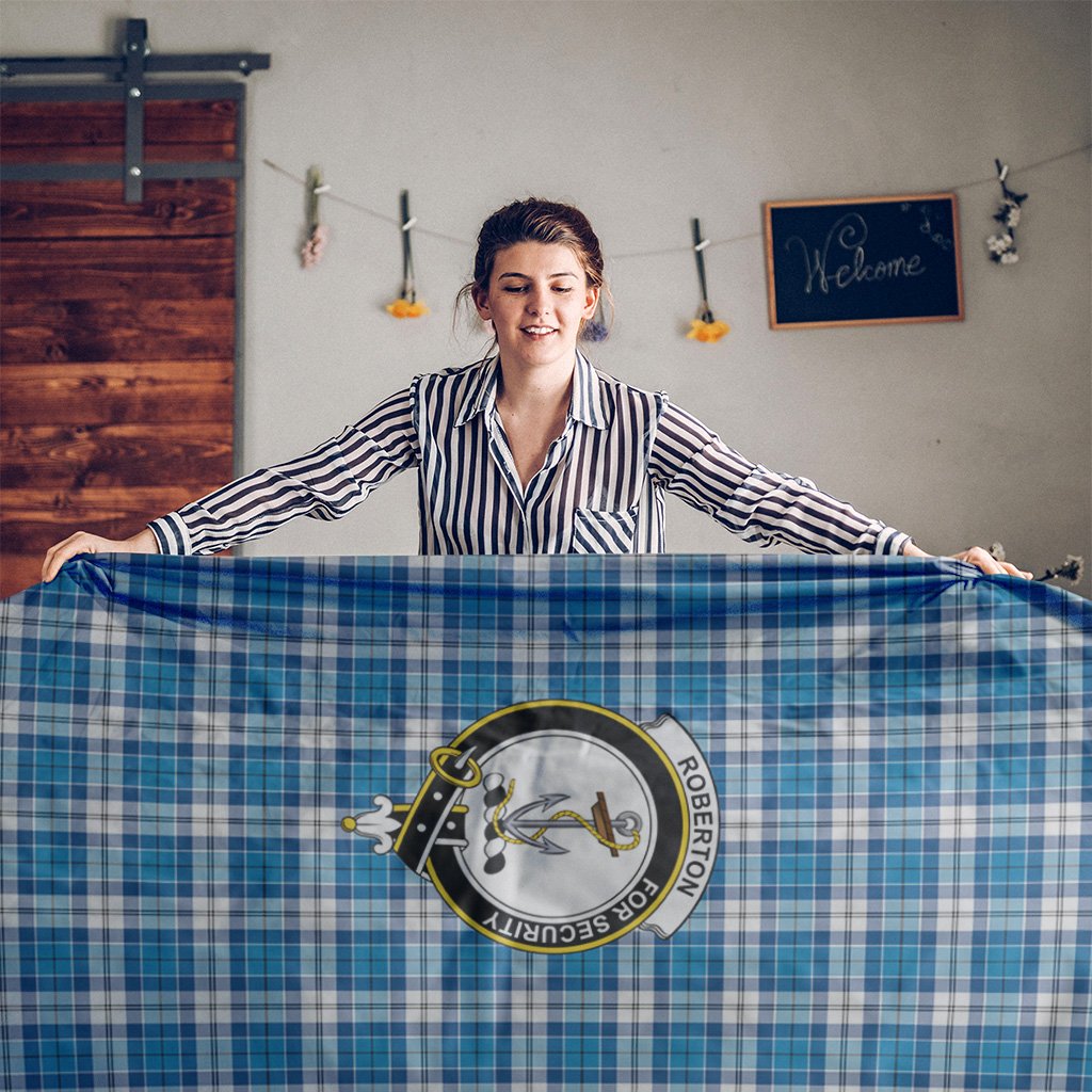 Roberton Tartan Crest Tablecloth