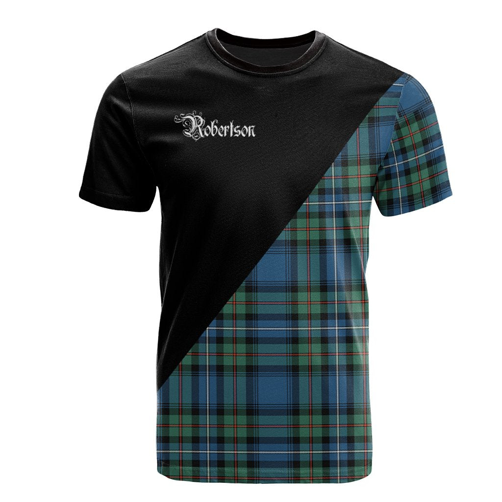 Robertson Hunting Ancient Tartan - Military T-Shirt