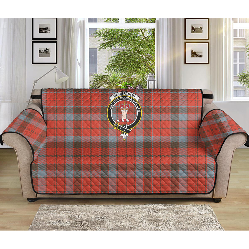 Robertson Weathered Tartan Crest Sofa Protector