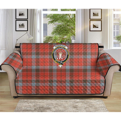 Robertson Weathered Tartan Crest Sofa Protector