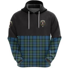 Robertson Hunting Ancient Clan Half Of Tartan Hoodie