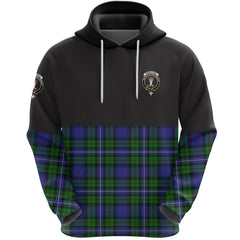 Robertson Hunting Modern Clan Half Of Tartan Hoodie