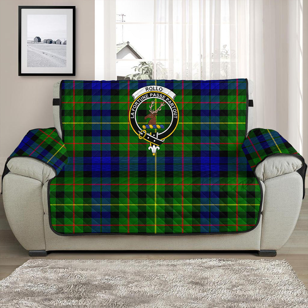 Rollo Modern Tartan Crest Sofa Protector