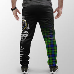 Rollo Modern Tartan Crest Jogger Sweatpants - Alba Celtic Style