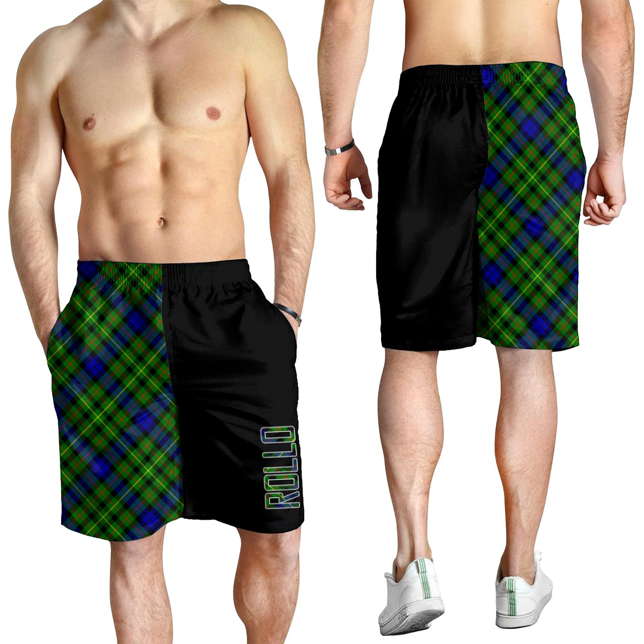 Rollo Modern Tartan Crest Men's Short - Cross Style