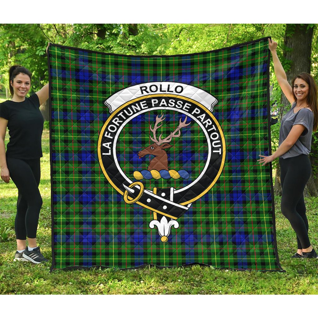 Rollo Modern Tartan Crest Quilt