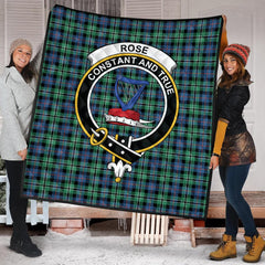 Rose Hunting Ancient Tartan Crest Quilt