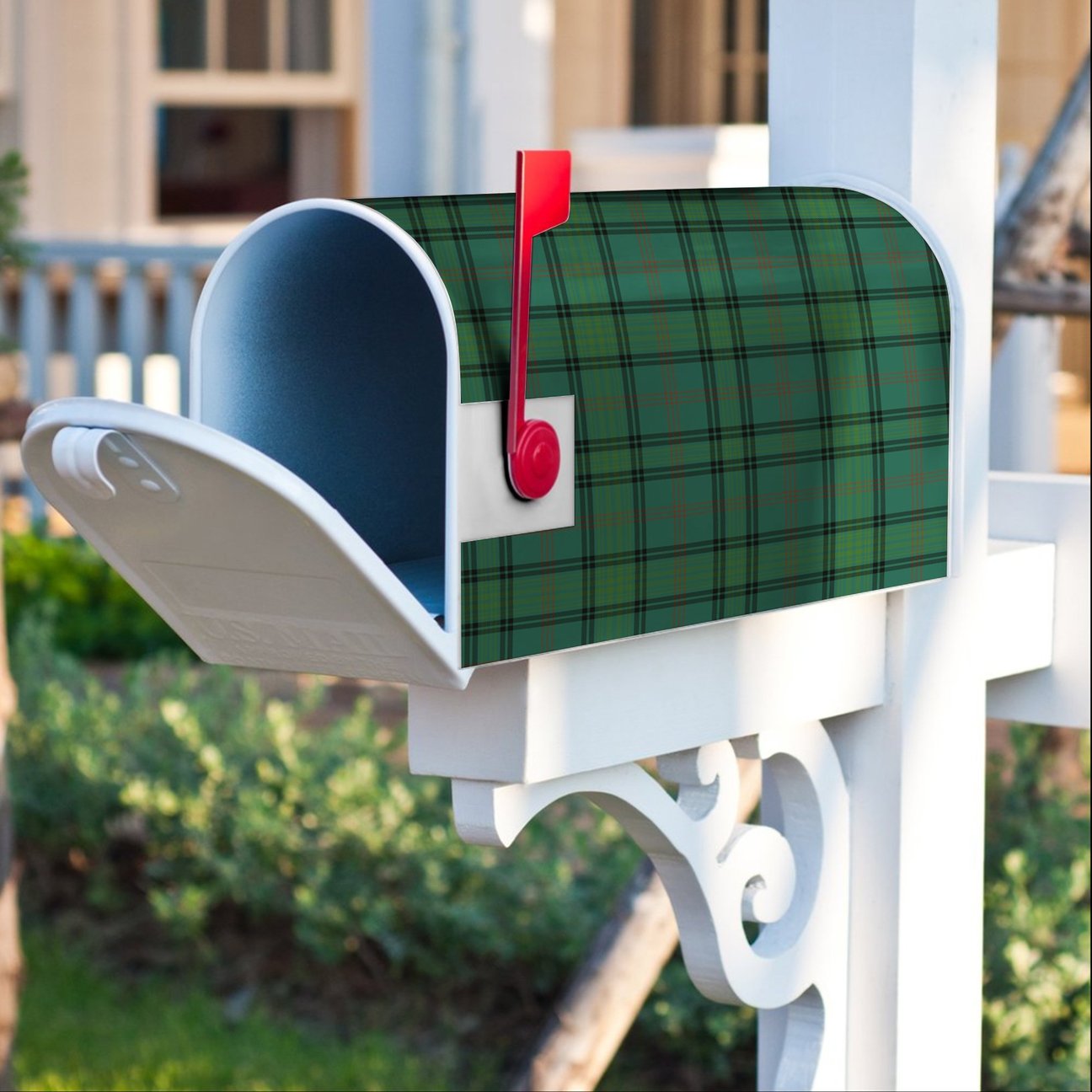 Ross Hunting Ancient Tartan Crest Mailbox