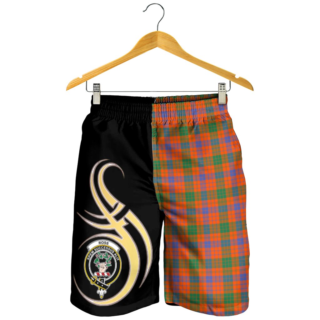 Ross Ancient Tartan Crest Men's Short PM8