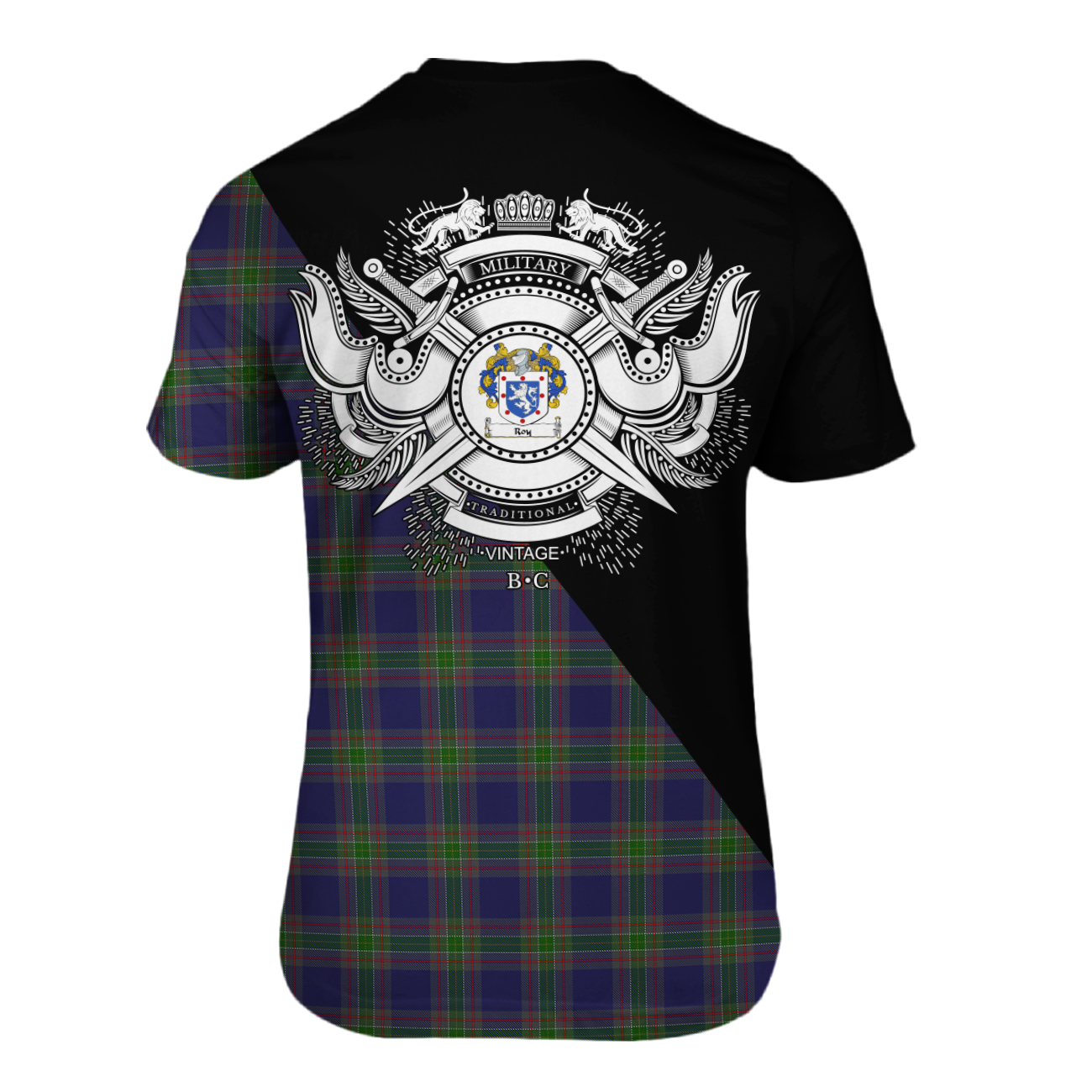 Roy Tartan - Military T-Shirt