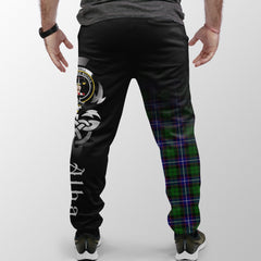 Russell Modern Tartan Crest Jogger Sweatpants - Alba Celtic Style