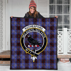 Rutherford Tartan Crest Quilt