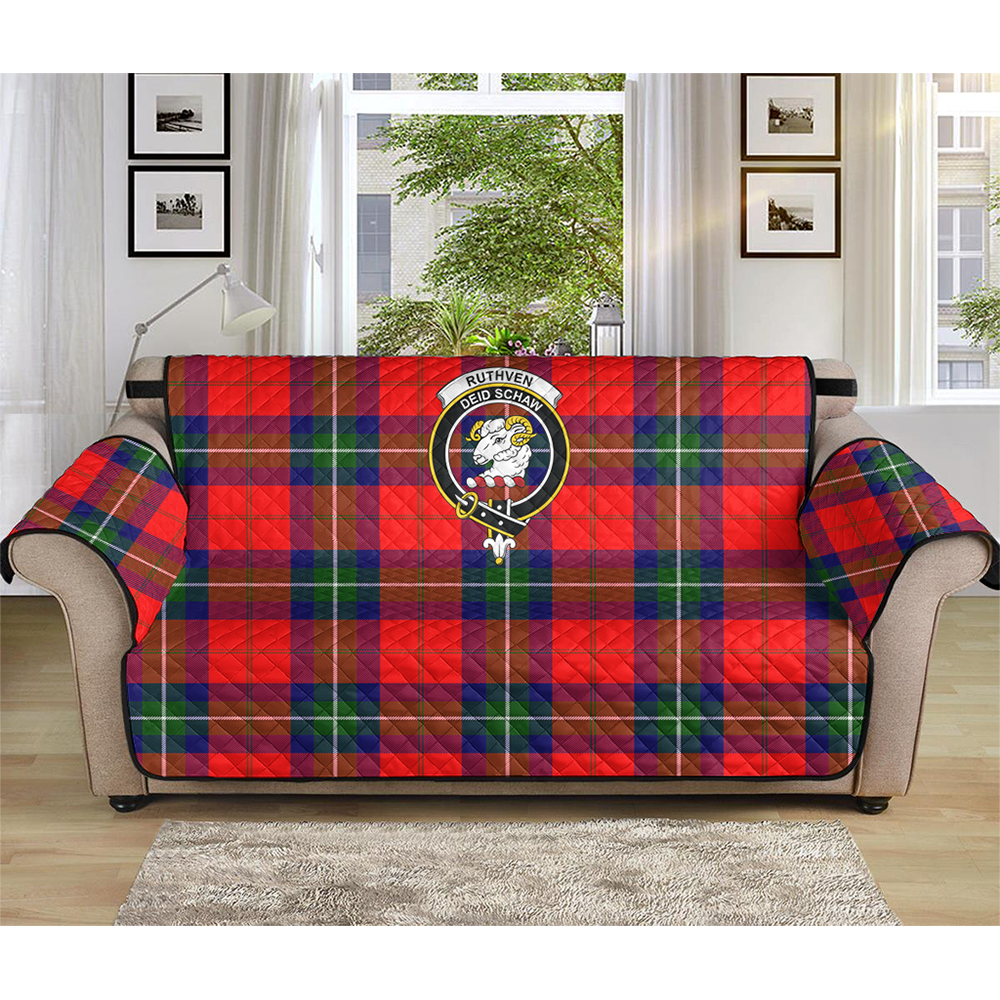 Ruthven Modern Tartan Crest Sofa Protector