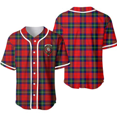 Ruthven Tartan Unisex Baseball Jersey