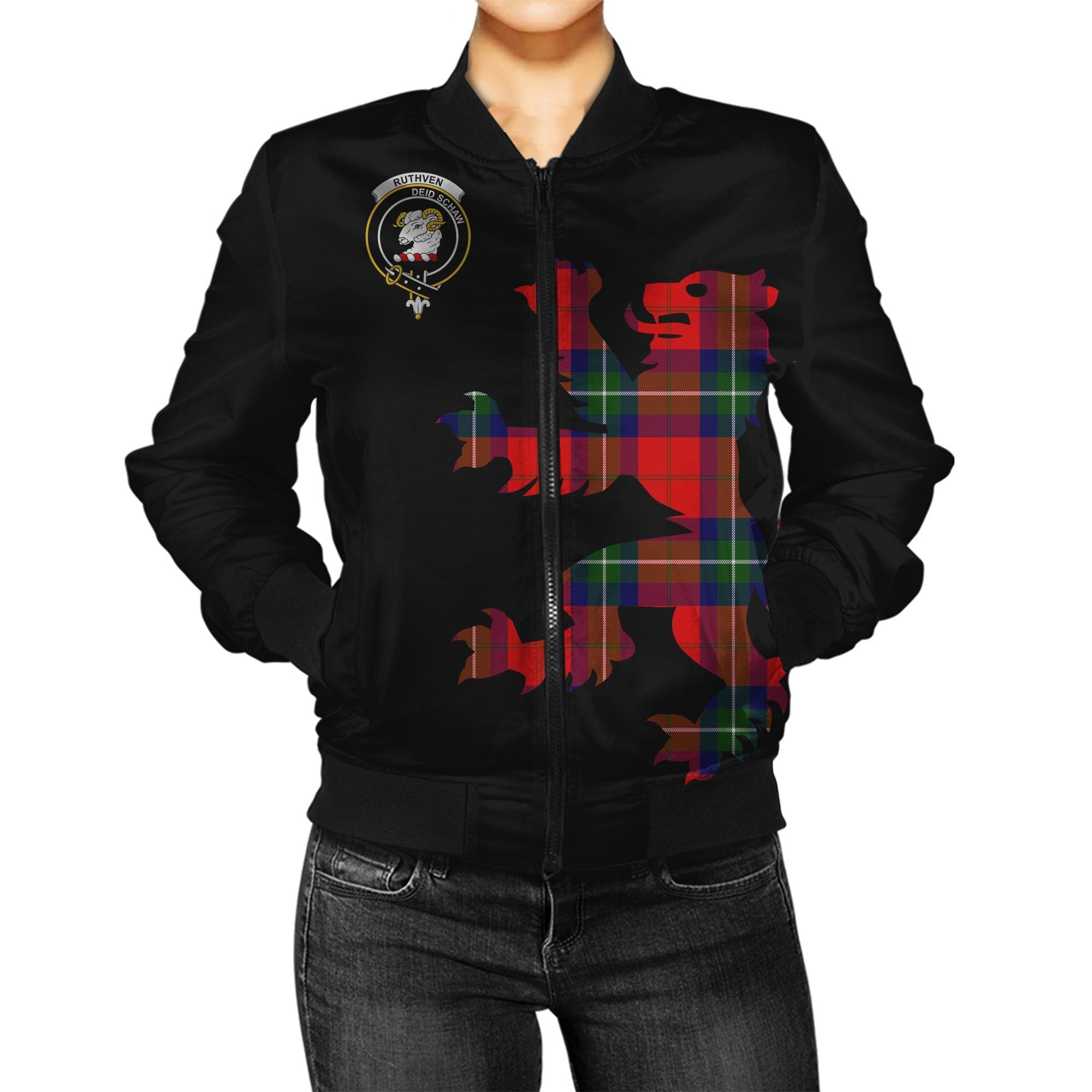 Ruthven Tartan Bomber Jacket Lion & Thistle