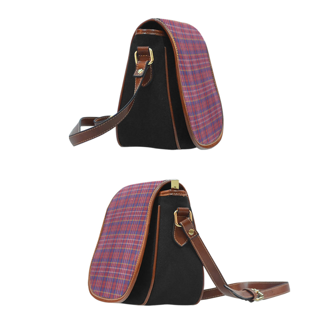 Ruxton Hunting Tartan Saddle Handbags