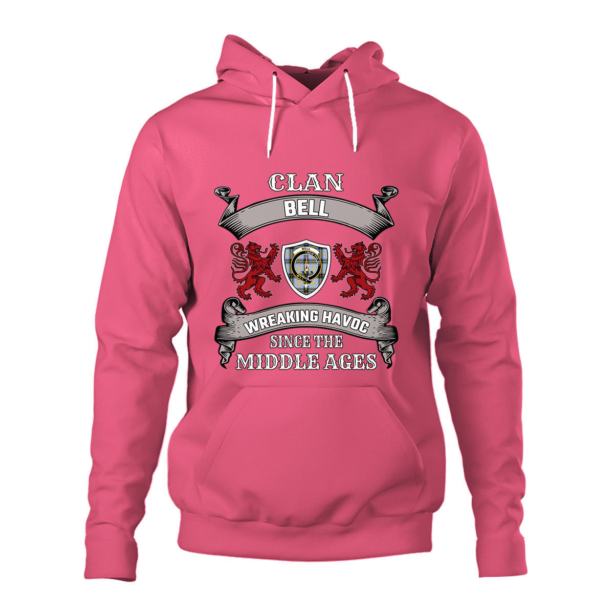 Bell Family Tartan - 2D Unisex Hoodie