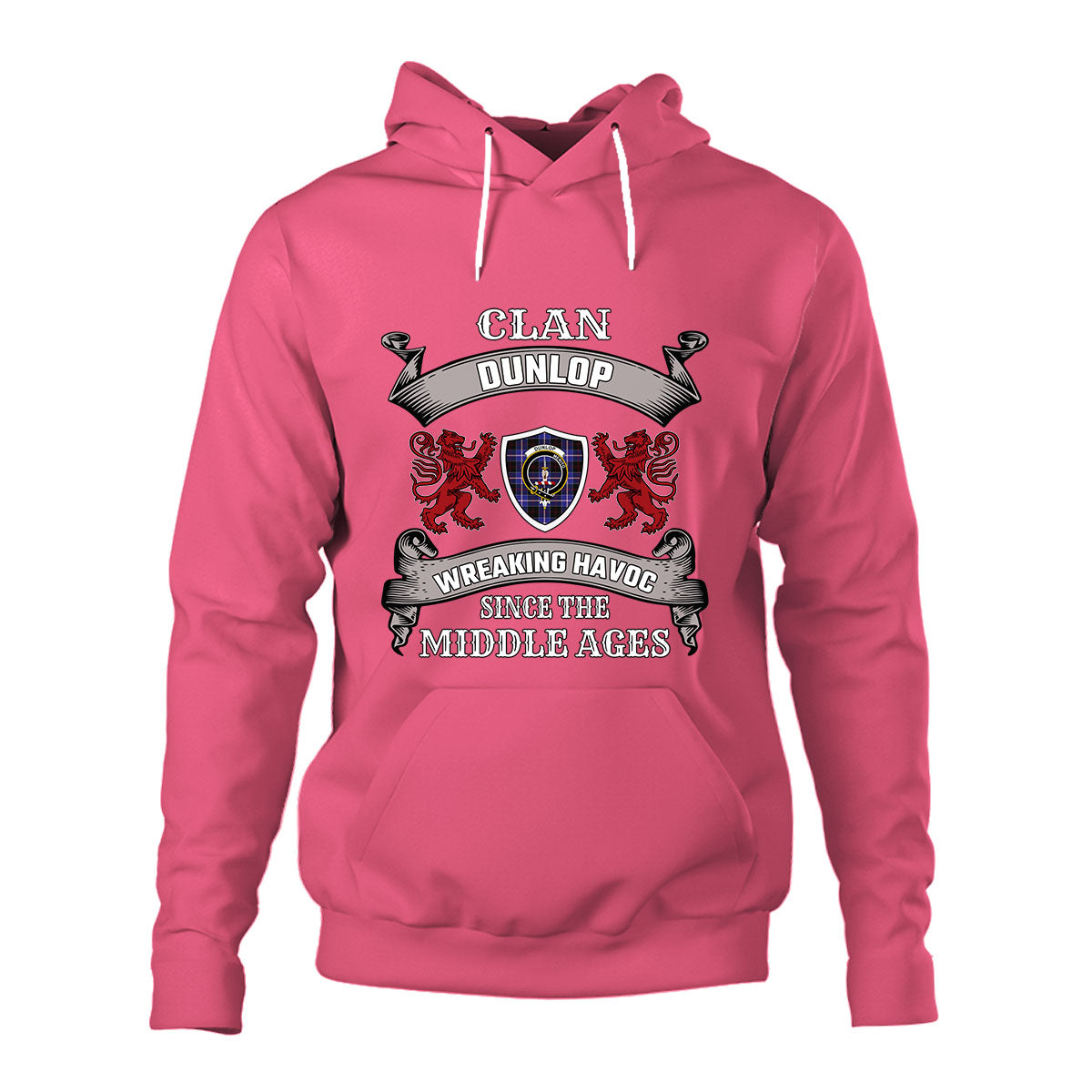 Dunlop Family Tartan - 2D Unisex Hoodie