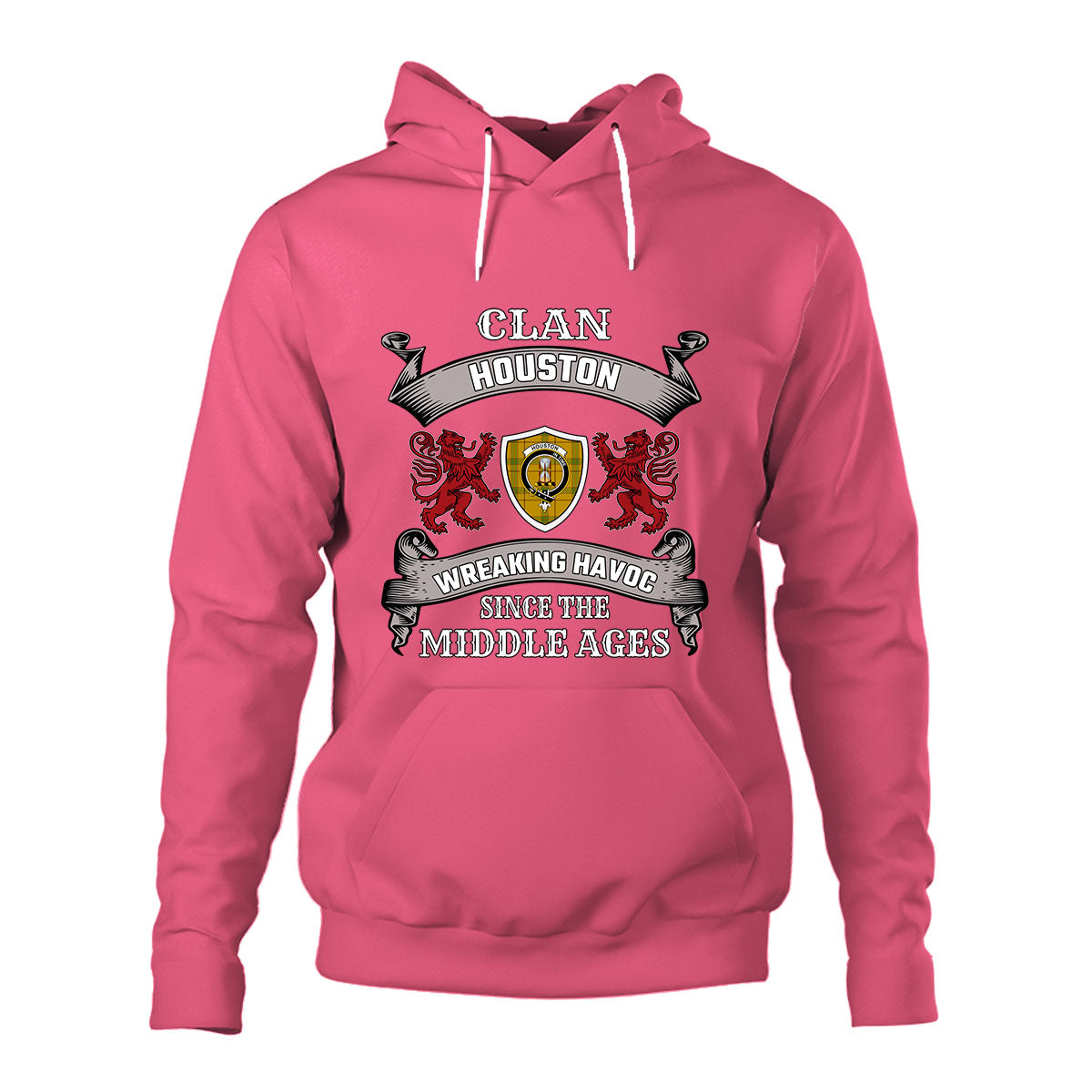 Houston Family Tartan - 2D Unisex Hoodie