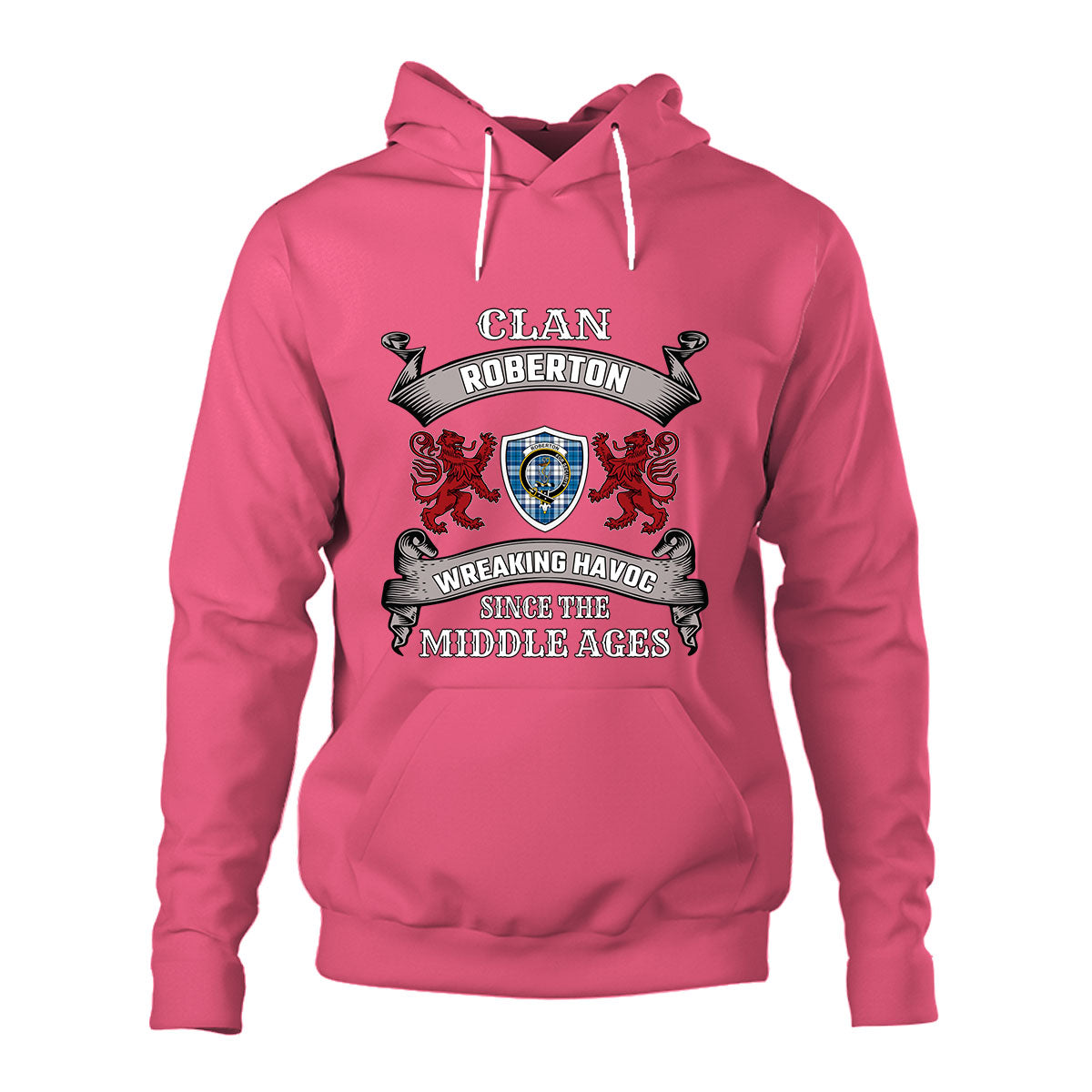 Roberton Family Tartan - 2D Unisex Hoodie