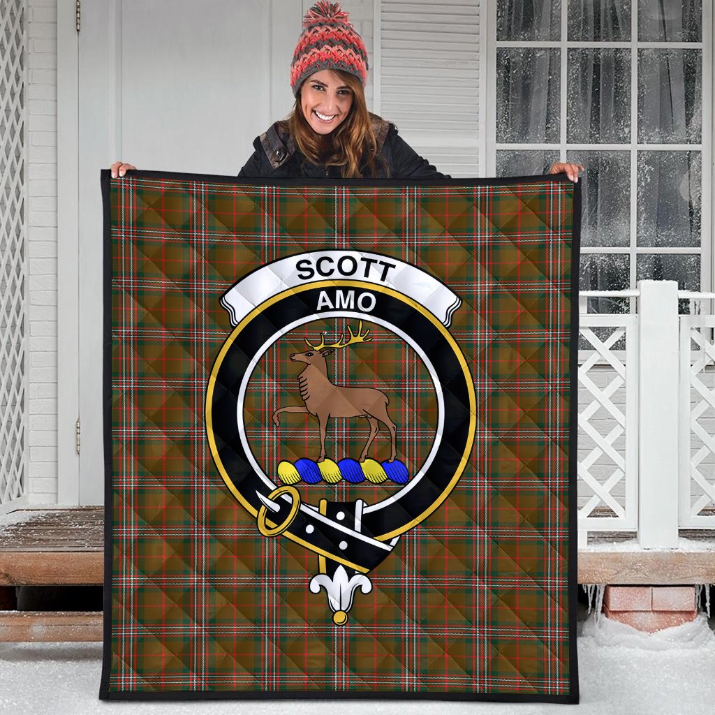Scott Brown Modern Tartan Crest Quilt