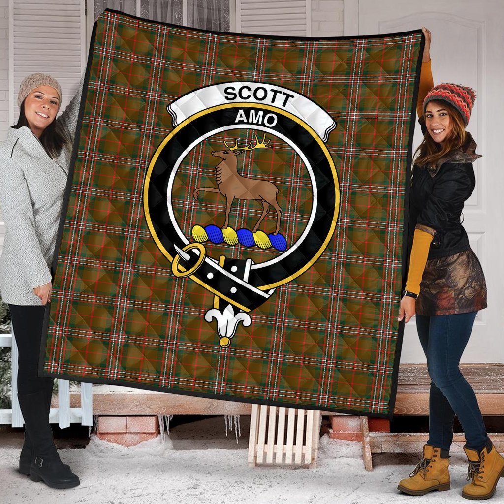 Scott Brown Modern Tartan Crest Quilt