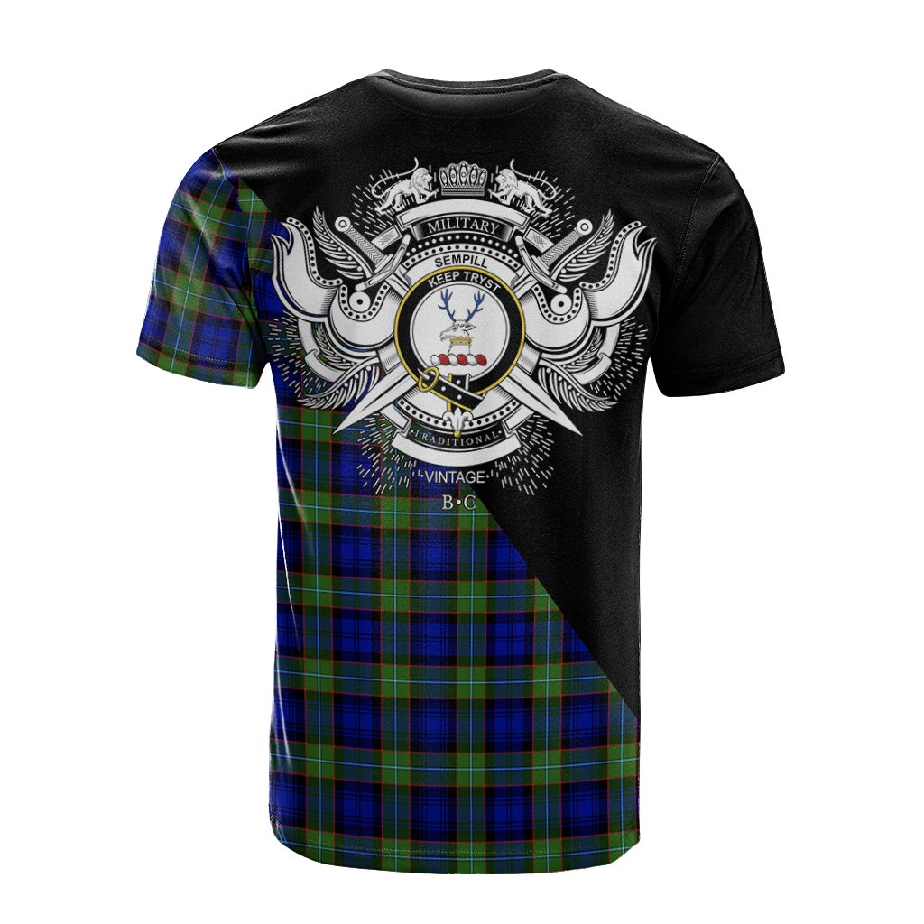 Sempill Modern Tartan - Military T-Shirt