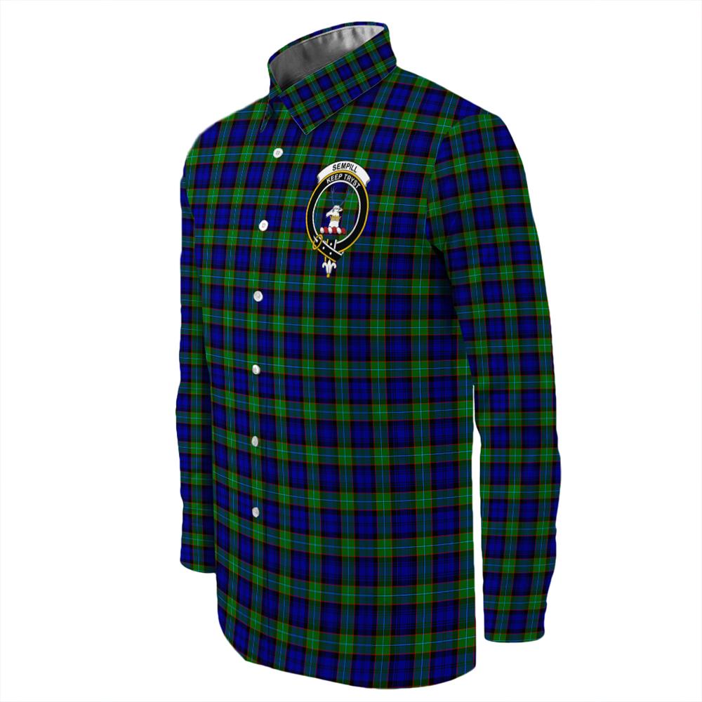 Sempill Modern Tartan Long Sleeve Button Shirt