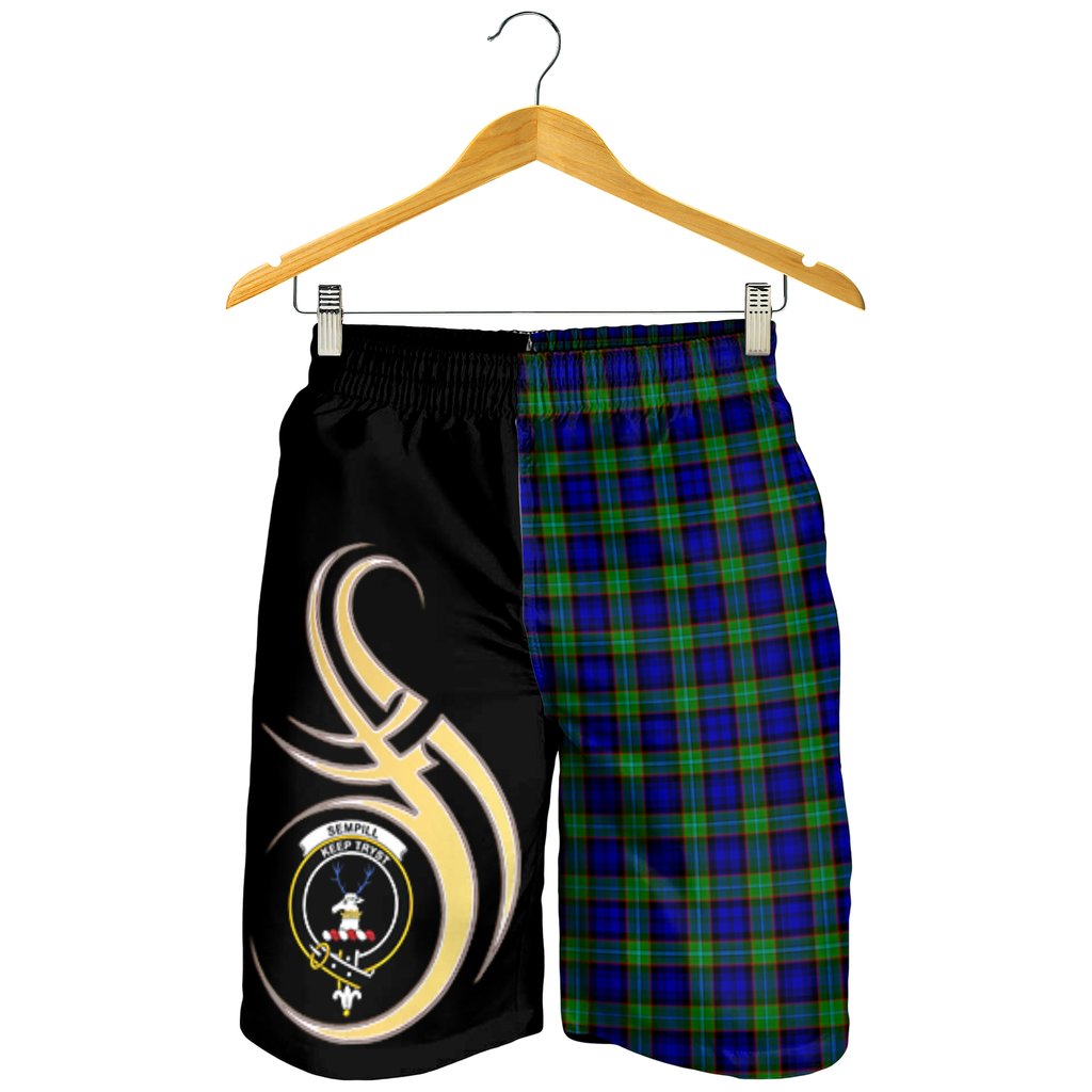 Sempill Modern Tartan Crest Men's Short PM8