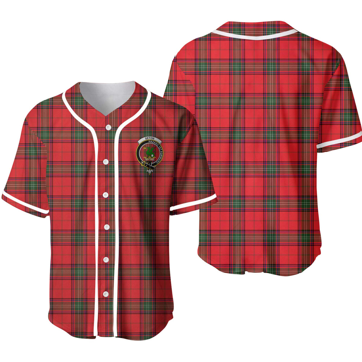 Seton Tartan Unisex Baseball Jersey