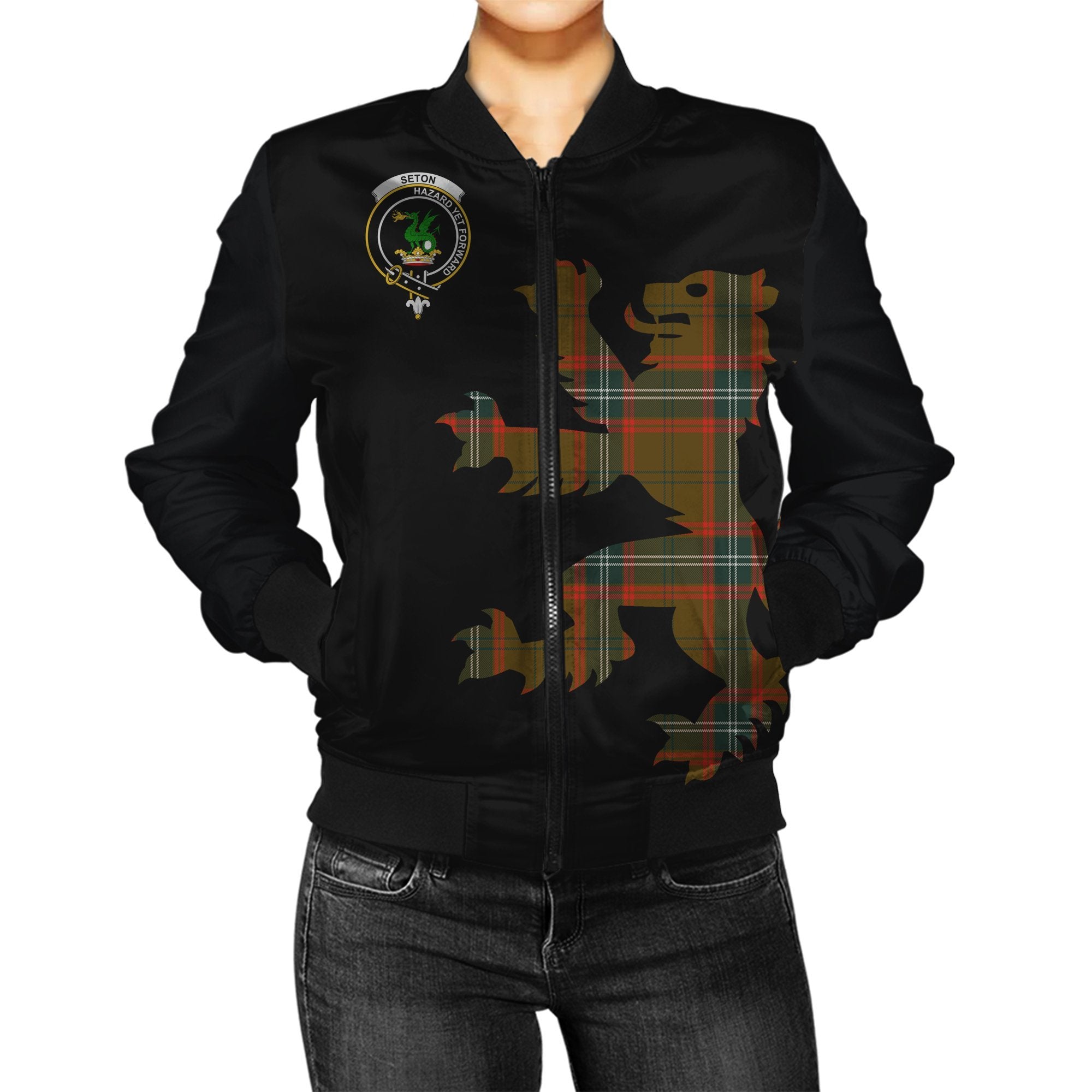 Seton Tartan Bomber Jacket Lion & Thistle