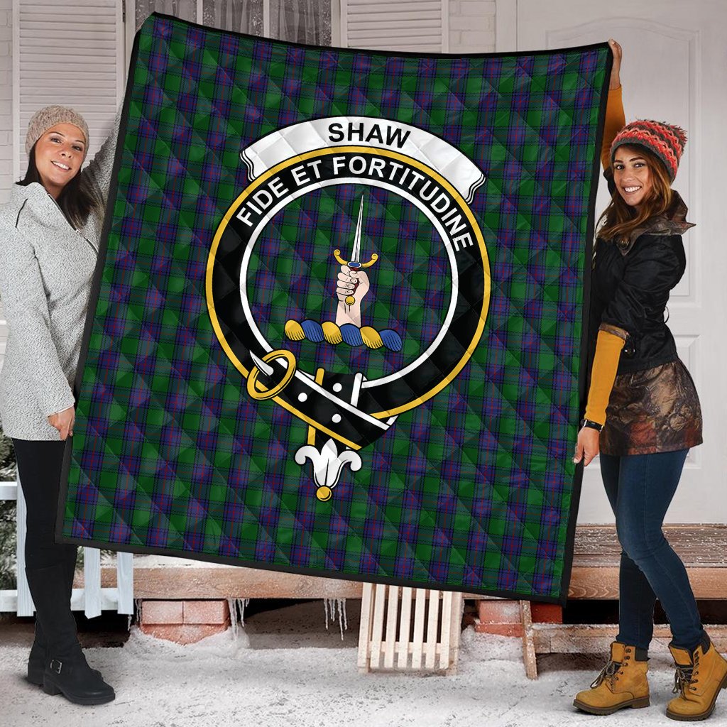 Shaw Tartan Crest Quilt